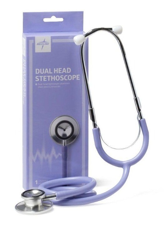 Medline Dual-Head Adult Stethoscope