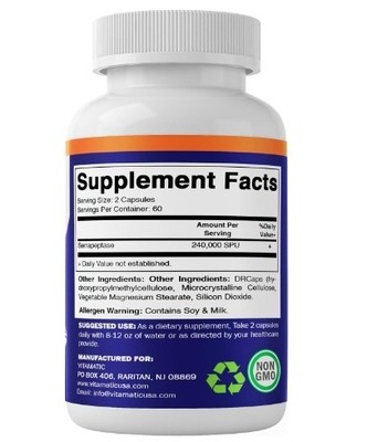 Vitamatic Serrapeptase (30s)