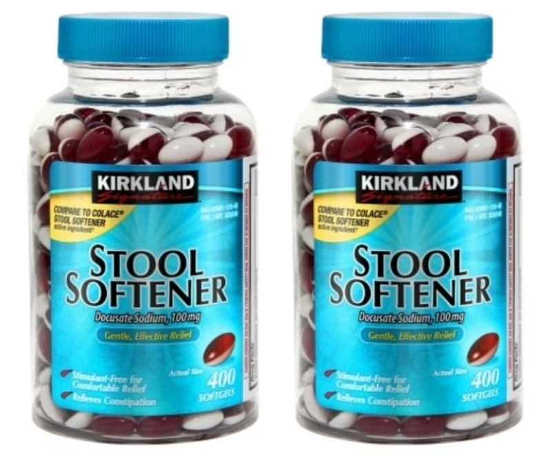 Kirkland Signature Stool Softener Docusate Sodium 100 Mg (30s)