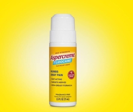 Aspercreme Lidocaine Fragrance-Free Pain Relief Roll-On