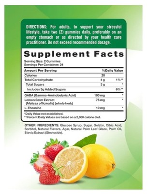 Nature's Truth Stress Relief Gummies for Adults