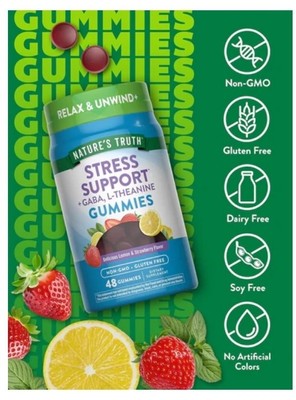 Nature's Truth Stress Relief Gummies for Adults
