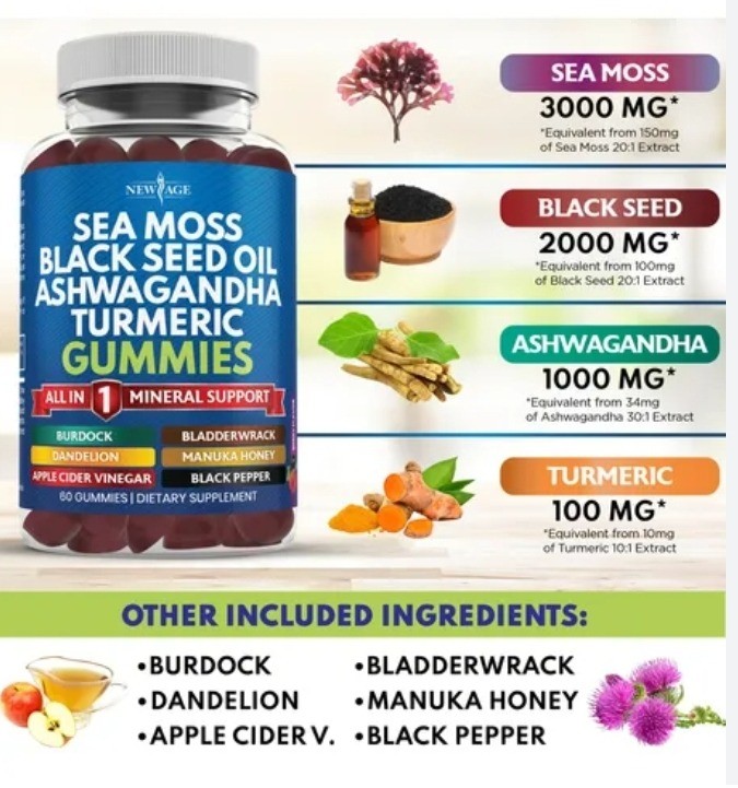 NEW AGE Sea Moss Gummies