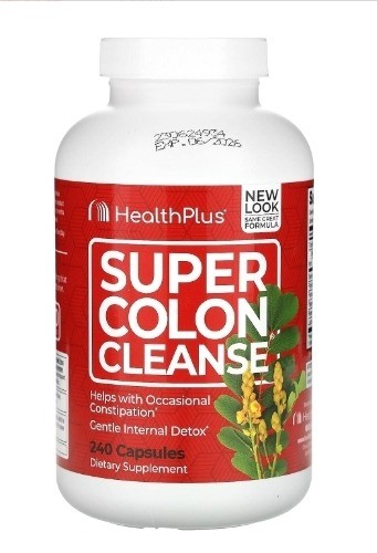 Health Plus Inc Super Colon Cleanse 530 mg 240 Capsules