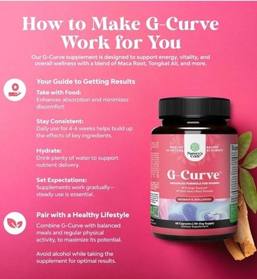 Natures Craft G-Curve Butt and Breast Enhancement Pills