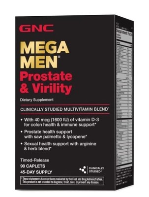 GNC Mega Men Prostate & Virility  (30s)