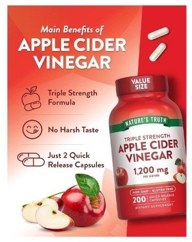 Nature's Truth Apple Cider Vinegar Capsules (30s)