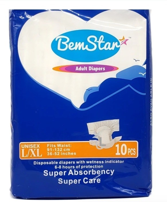 Bem Star Adult Diapers L/XL