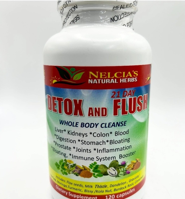 Detox and Flush Whole Cleanse (Capsules) 21 Days (30s)