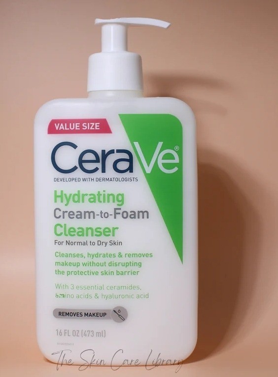CeraV Hydrating Cream to Foam Cleanser