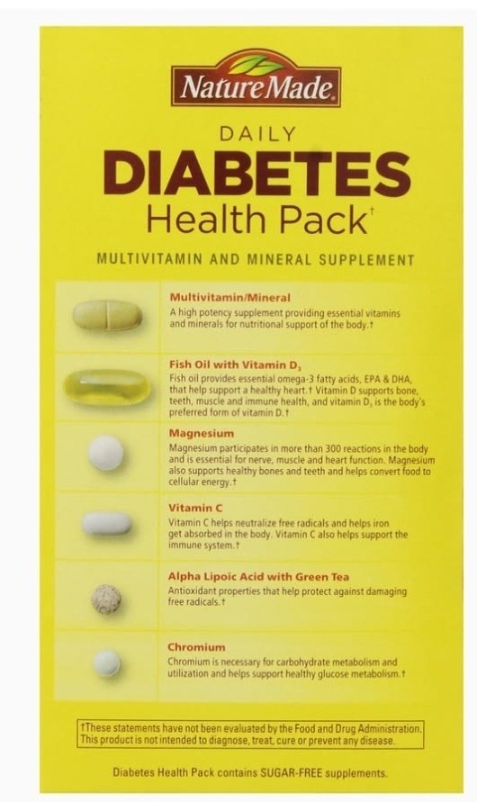 Nature Way Diabetic Health Packs