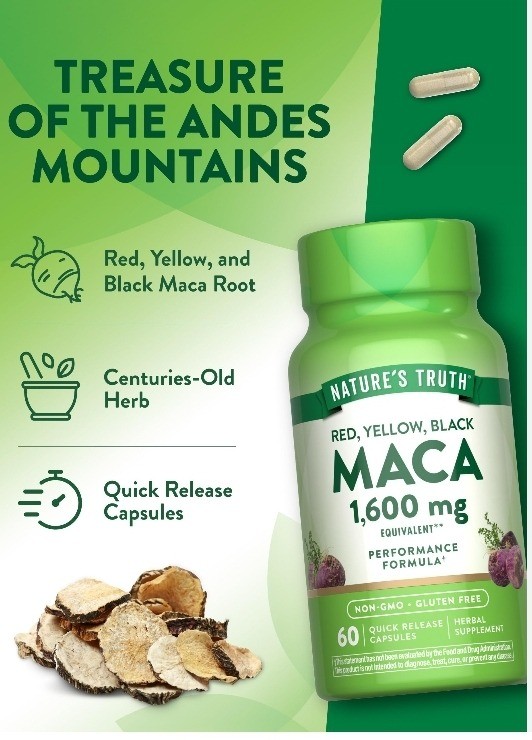 Nature's Truth Maca Root 1600 mg (30s)