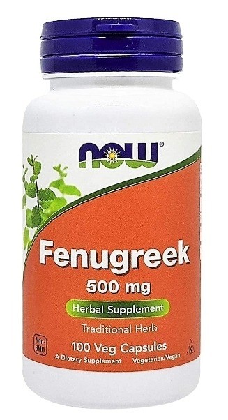 NOW Fenugreek 500mg Capsules (30s)