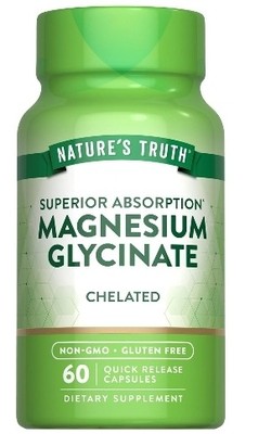 Nature's Truth Magnesium Glycinate Capsules | 200mg (30s)