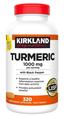 Kirkland Signature Turmeric 1000 mg  (30s)