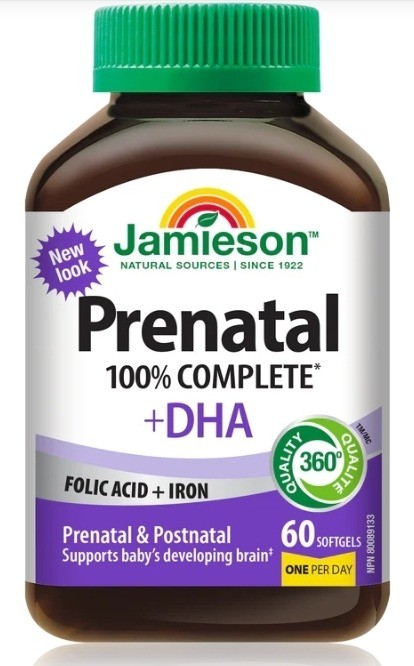 Jamieson Prenatal Multivitamin with DHA (30s)