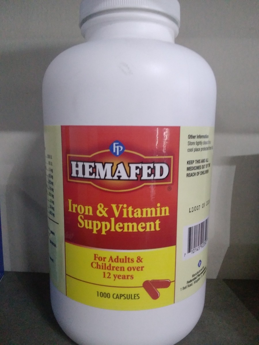 Hemafed Iron & Vitamin Capsules (30s)
