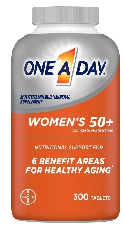 One A Day Women's 50+ Multivitamin, 300 Tablets (30s)