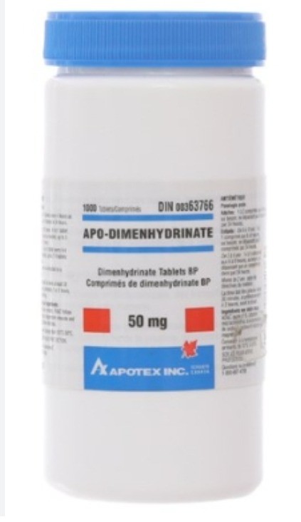 APO Dimenhydrinate 50mg (30s)