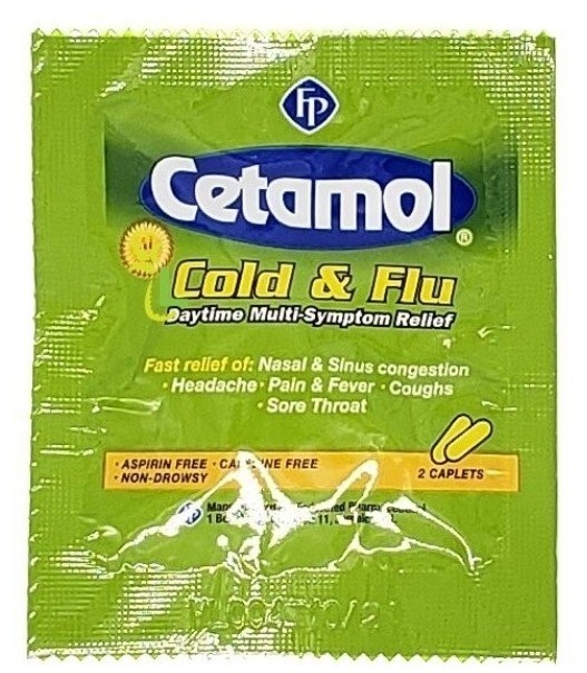 Cetamol Cold & Flu Tablets (Day)