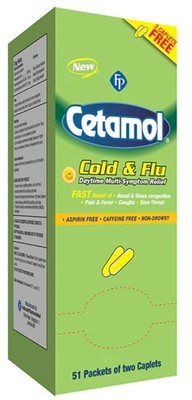 Cetamol Cold & Flu Tablets (Day)