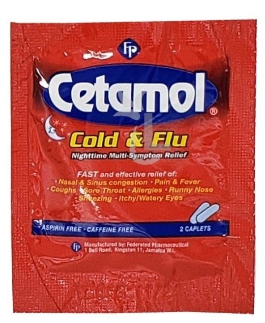 Cetamol Cold & Flu Tablets (Night)