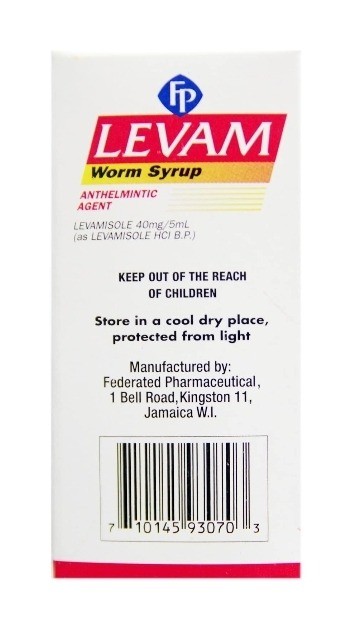 Levam Worm Syrup 30ML