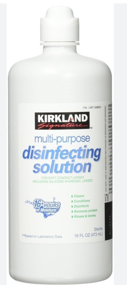 Kirkland Signature Multi-Purpose Disinfecting Solution for Soft Contacts