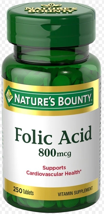 Nature's Bounty Folic Acid 800 mcg (30s)