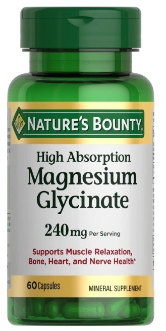 Nature's Bounty Magnesium Glycinate (30s)