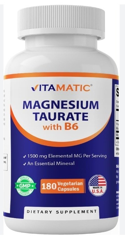 Vitamatic Magnesium Taurate with B6 (30s)