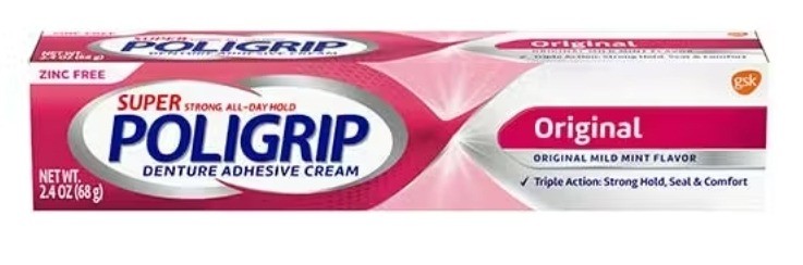 Poligrip Original Denture Adhesive Cream