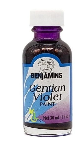 Benjamins Gentian Violet Paint 30ml