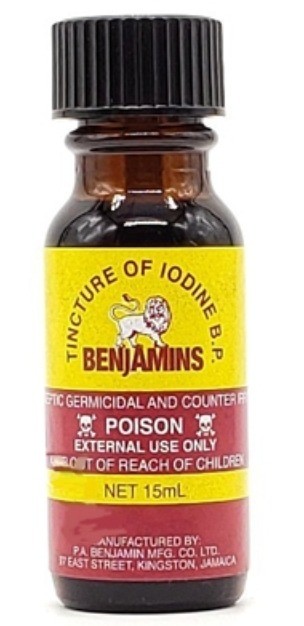 Benjamins Tincture of Iodine B.P 15ml