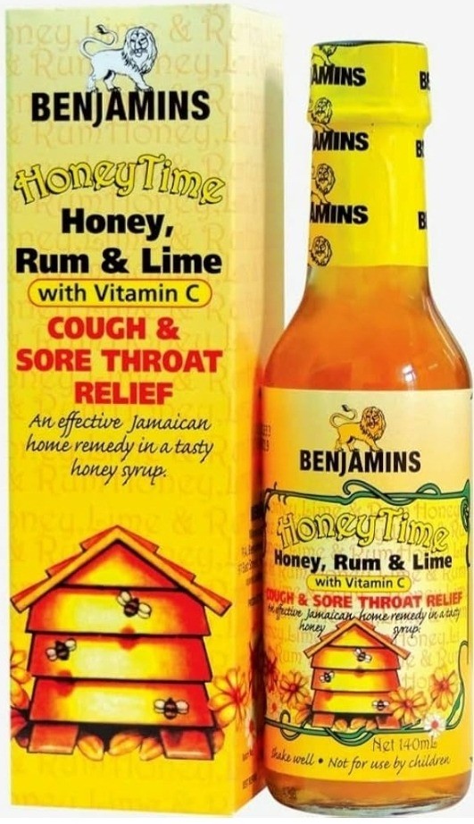 Benjamins Honey Time- Honey, Rum and Lime Cough Syrup