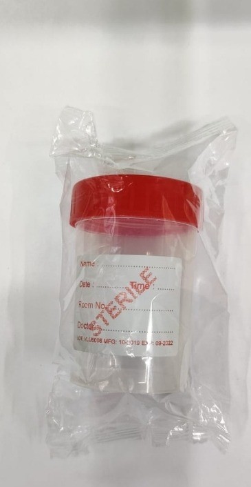 Sterile Urine Container