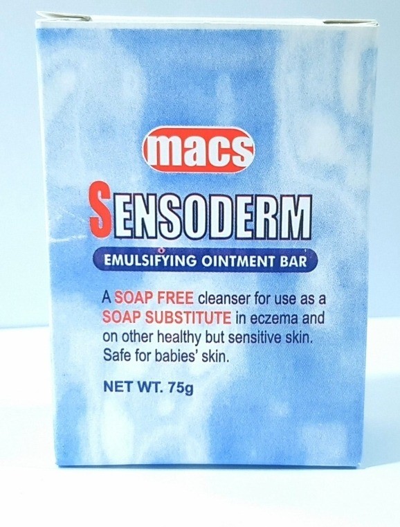 Macs Sensoderm Emulsifying Ointment Bar- For Eczema & Sensitive Skin-