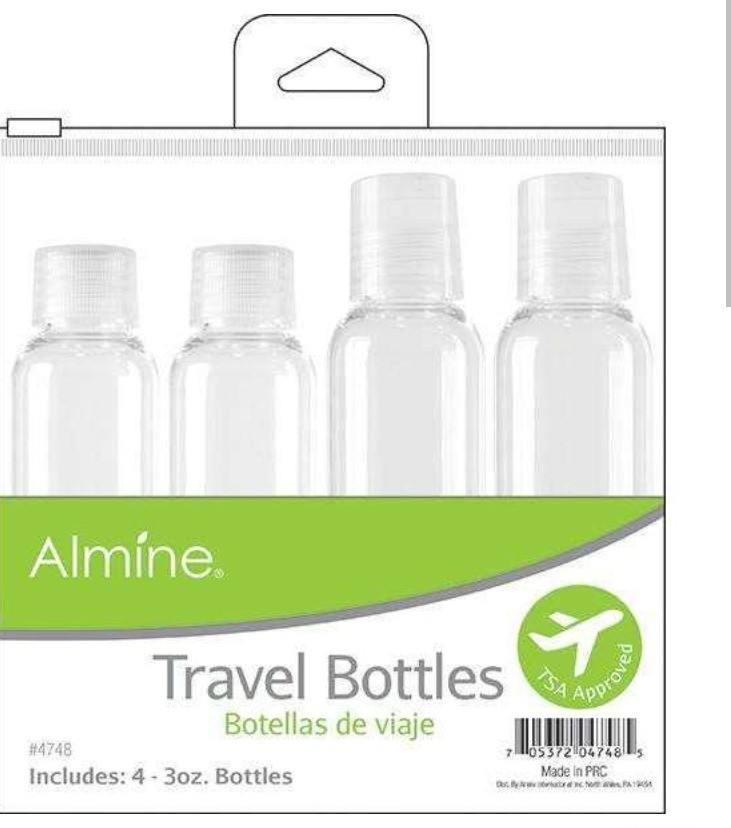 Almine Travel Bottles in Pouch