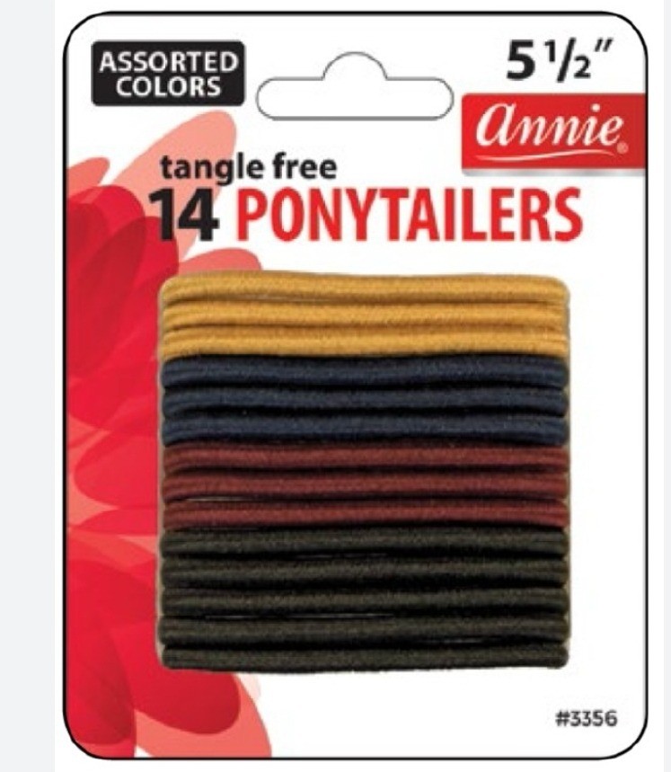 Annie Tangle-Free Ponytail Holders 14s