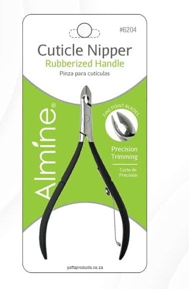 Almine Black Handle Cuticle Nipper